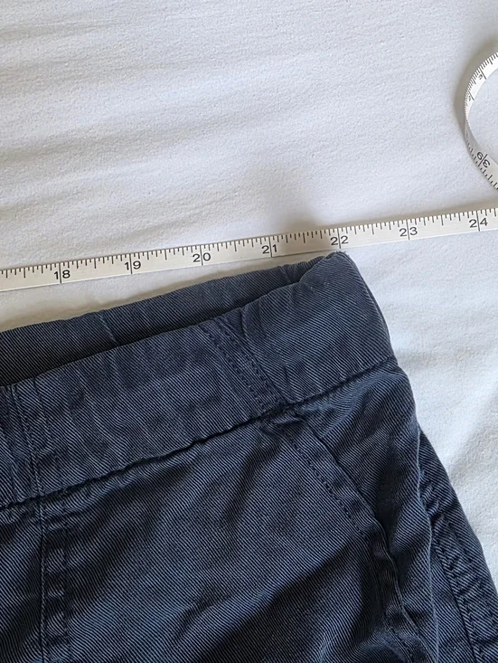 Gap Navy Blue Casual Pull-On Lyocell 3 Inch Shorts Size XXL - Picture 2 of 9